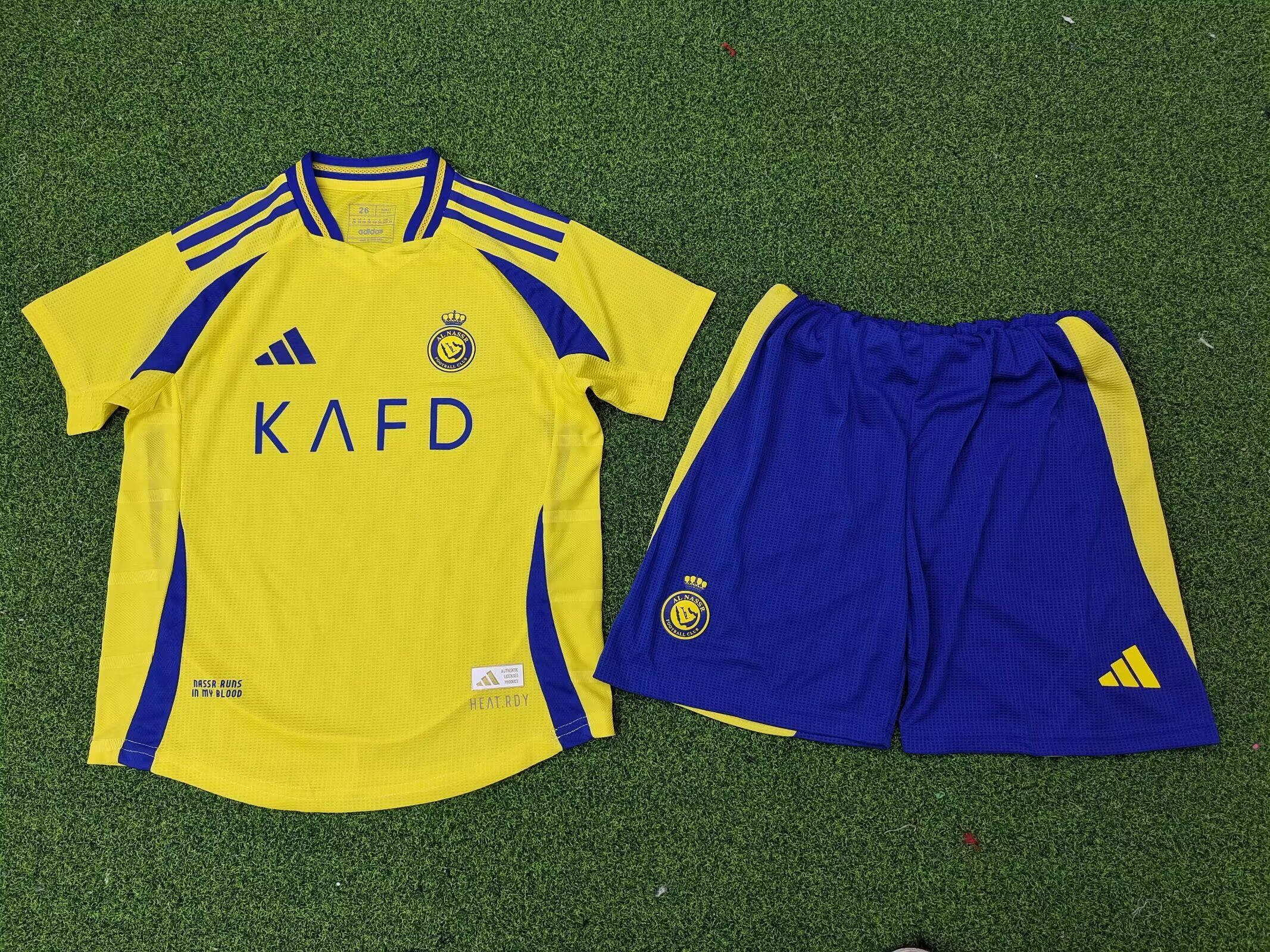 Kids-Al-Nassr 24/25 Home Soccer Jersey(Player)